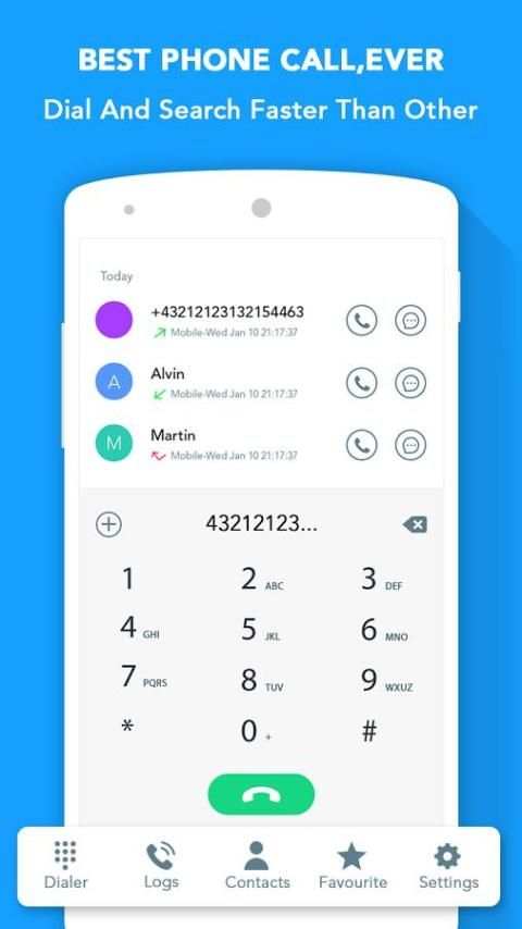 Phone Call Dialer स्क्रीनशॉट 6