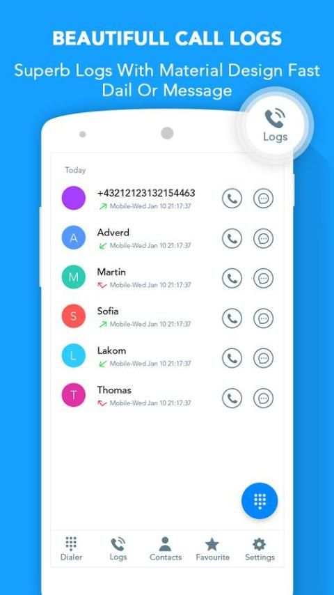 Phone Call Dialer स्क्रीनशॉट 5