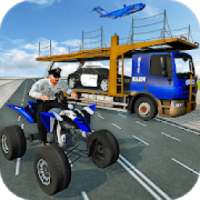 Police ATV Bike & Car Plane Transport Truck Game