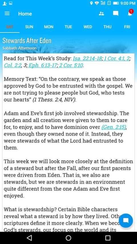 Sabbath School Lesson Social - Beta screenshot 1