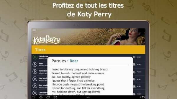 Katy Perry : songs, lyrics,..offline screenshot 7