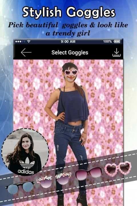 Girls Jeans Photo Suit Editor screenshot 1