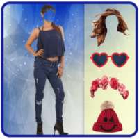 Girls Jeans Photo Suit Editor