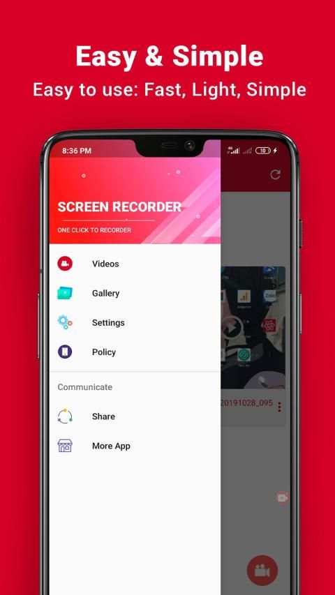ES Screen Recorder - Video Recorder, Video Editor स्क्रीनशॉट 3