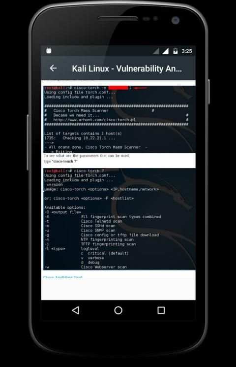 Kali Linux screenshot 1