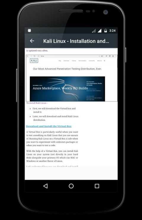 Kali Linux screenshot 4