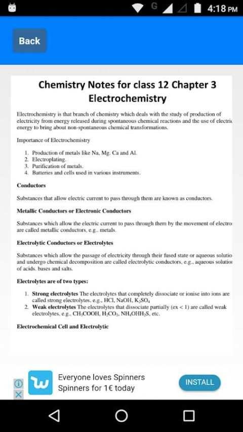 Class 12 Chemistry Notes screenshot 2