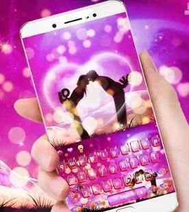 Lover Kissing Keyboard Theme screenshot 3
