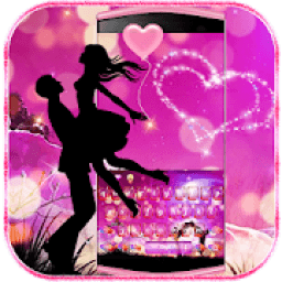 Lover Kissing Keyboard Theme icon