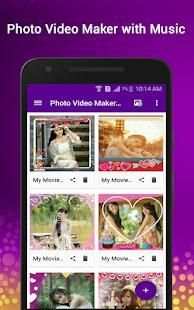 Photo Video Maker with Music स्क्रीनशॉट 6