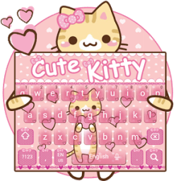 Pretty Cute Kitty Keyboard आइकन