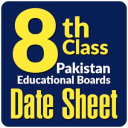 8th Class DateSheet - BeEducated.PK 1.0