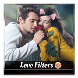 ikon Love Face Stickers Camera Filters &amp; Stickers