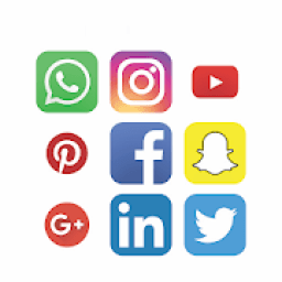 All Social Networks - All in one Social Media app आइकन