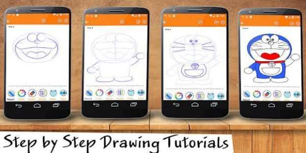 How To Draw Doraemon cartoon screenshot 1