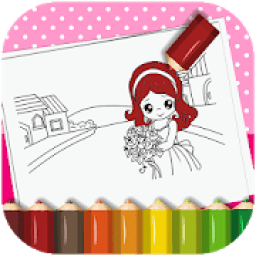 Princess Coloring Games - Drawing for Kids icon