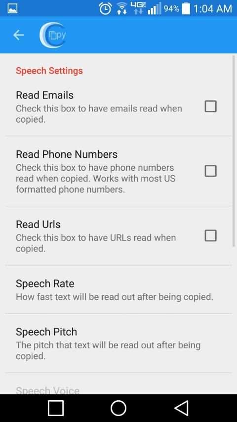 Copy To Read - Text to Speech स्क्रीनशॉट 4