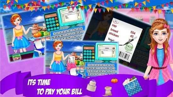 Cashier Girl Grocery Shopping screenshot 1