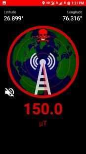 CELLULAR & EMF RADIATION DETECTOR WITH LAT- LONG screenshot 2