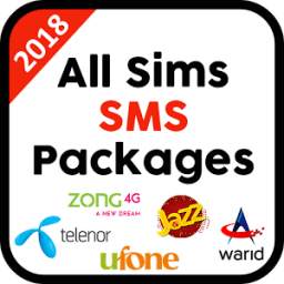2018 All Sim Sms Packages