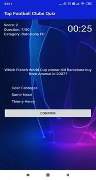 Top Football Clubs Quiz screenshot 3