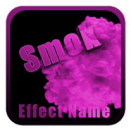 ikon Go Create Name Art with Smoke Effect