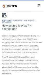 WixVPN Lite screenshot 1