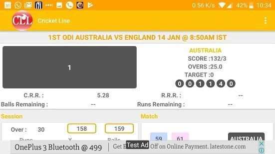 Live Line : Cricket screenshot 2