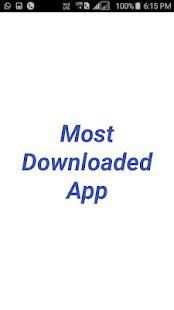 Most Downloaded App screenshot 5