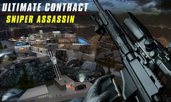 Contract Sniper Assassin 3D: Gun Shooting Games स्क्रीनशॉट 1