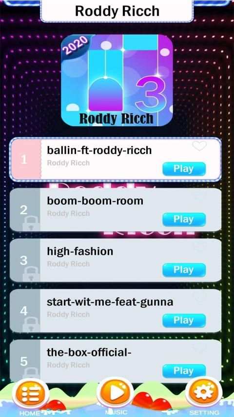 Piano Tap Roddy Ricch :The Box 2020 screenshot 5