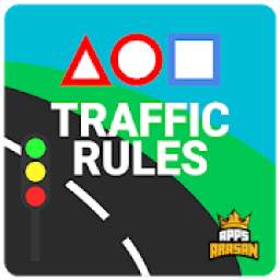 Traffic Rules Symbols Signs Road Safety Guidelines