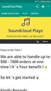 SoundCloud Plays screenshot 2