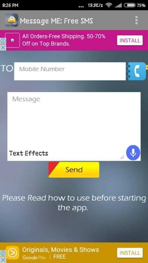 Message ME : Free SMS screenshot 4