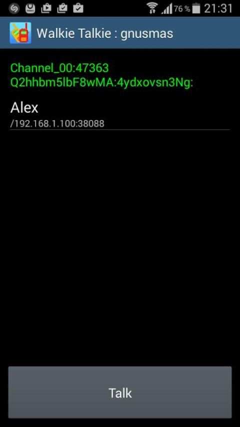 WiFi Walkie Talkie screenshot 2