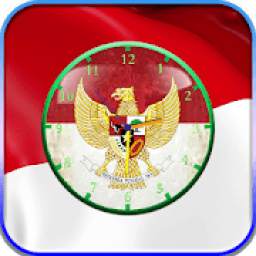 Indonesia Clock Live Wallpaper 1.0
