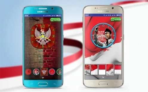 Jam Indonesia Wallpaper Bergerak + Widget 7 تصوير الشاشة