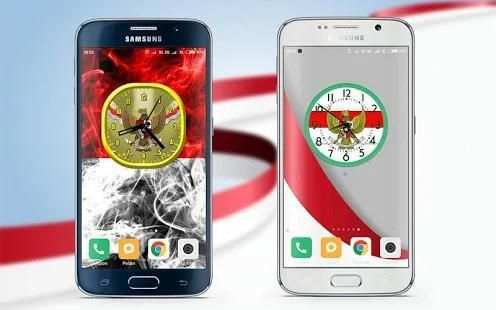 Jam Indonesia Wallpaper Bergerak + Widget 6 تصوير الشاشة
