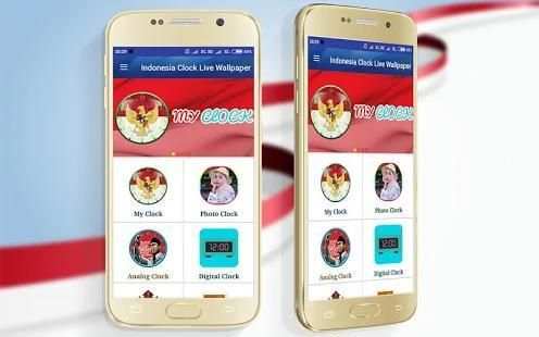 Jam Indonesia Wallpaper Bergerak + Widget 2 تصوير الشاشة