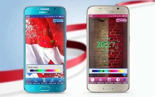 Jam Indonesia Wallpaper Bergerak + Widget 4 تصوير الشاشة