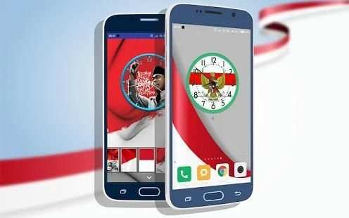 Jam Indonesia Wallpaper Bergerak + Widget 1 تصوير الشاشة