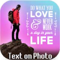 Add Quotes on Photo : Text, Sticker and Font on 9Apps