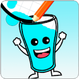 Happy Glass Draw lines आइकन