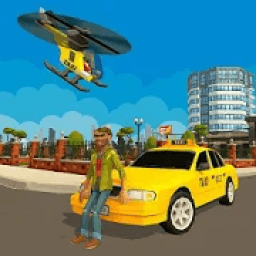 Helicopter Taxi Driving Simulator 2018 आइकन