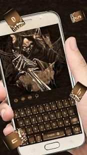 Sward Skull Keyboard Theme screenshot 2