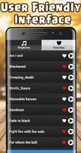 Metallica Ringtones Free | enter sandman & more 2 تصوير الشاشة