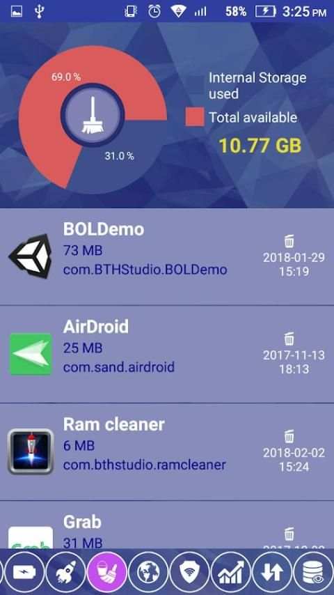 RAM cleaner स्क्रीनशॉट 5