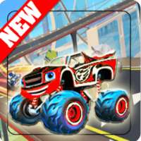 Blaze Truck Monster Machine 4X4 Racing Rush