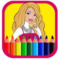 barbie coloring on 9Apps