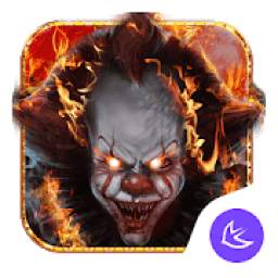 Evil Flame Scary Clown Theme & HD wallpapers
